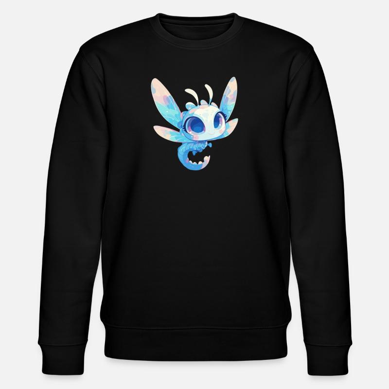 Libellen Libelle - Stanley/Stella Unisex Bio-Sweatshirt CHANGER  - Schwarz