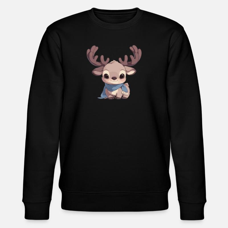 Moose Moose - Stanley/Stella CHANGER Unisex Organic Sweatshirt - black