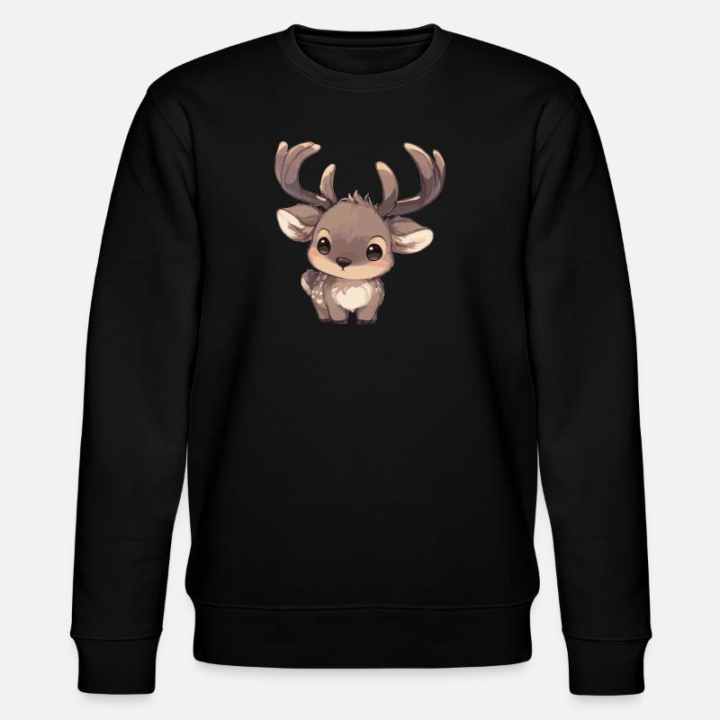 Elche Elch - Stanley/Stella Unisex Bio-Sweatshirt CHANGER - Schwarz