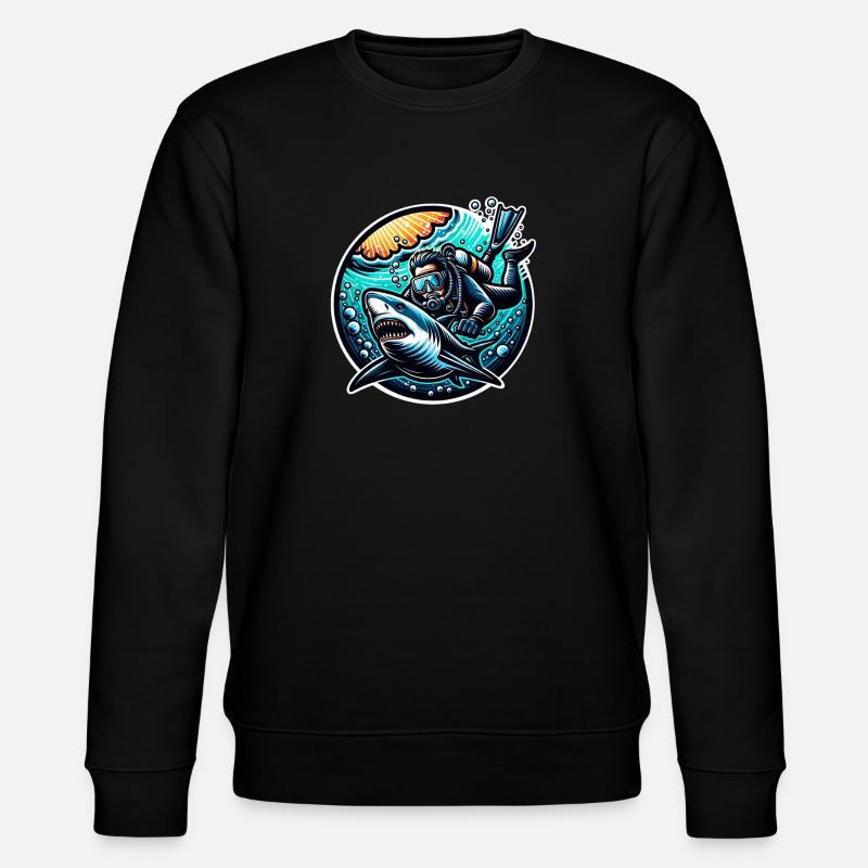 Plongeurs - Sweat bio CHANGER Stanley/Stella Unisexe - noir