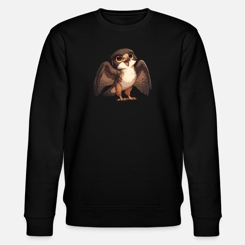 Falken Falke - Stanley/Stella Unisex Bio-Sweatshirt CHANGER - Schwarz