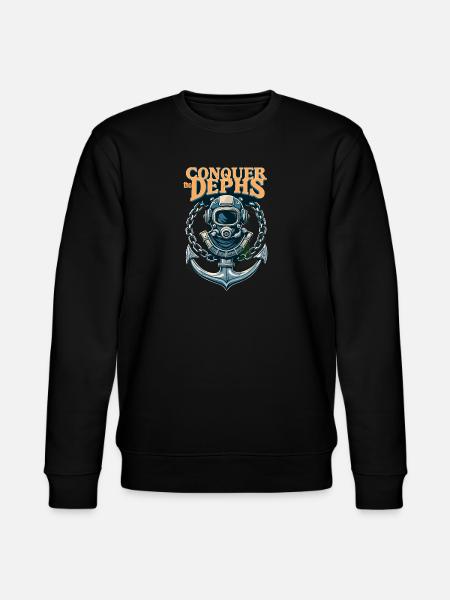 Conquer The Dephs - Stanley/Stella Unisex Bio-Sweatshirt CHANGER  - Schwarz