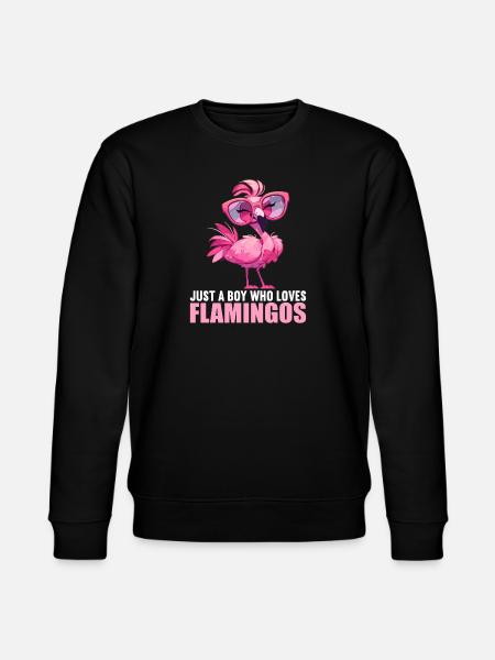 Flamingos Flamingo - Stanley/Stella CHANGER Unisex Organic Sweatshirt - black