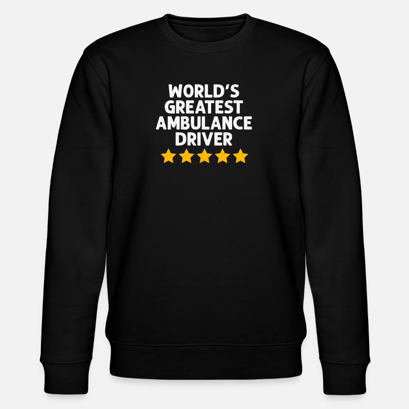 Drôle d’ambulancier Ambulancier EMS Urgence - Sweat bio CHANGER Stanley/Stella Unisexe - noir