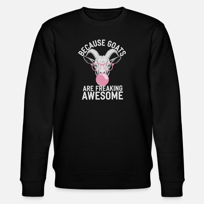 Goat - Stanley/Stella CHANGER Unisex Organic Sweatshirt - black