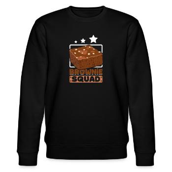 Brownie Squad - Stanley/Stella CHANGER Unisex Organic Sweatshirt - black - Front - Nik (191cm) & Marisol (170cm)
