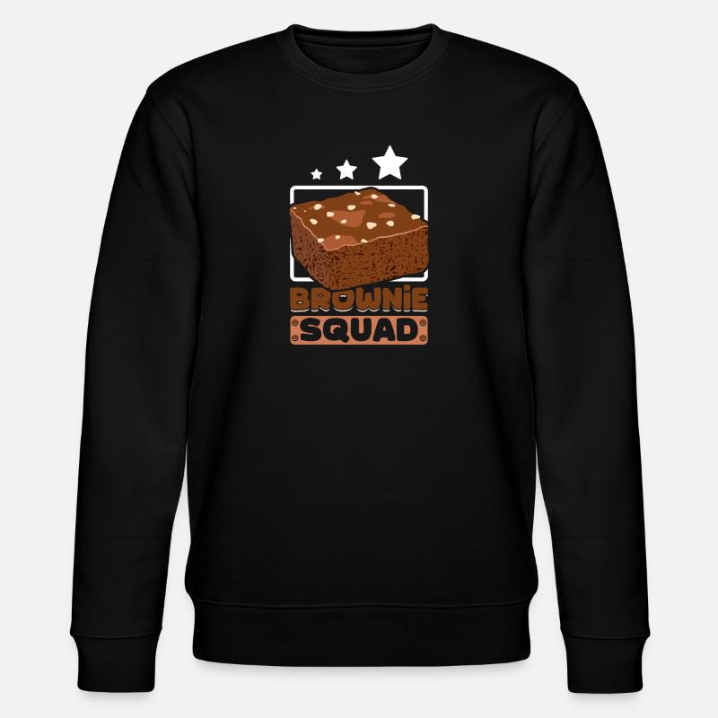 Brownie Squad - Stanley/Stella Unisex Bio-Sweatshirt CHANGER  - Schwarz