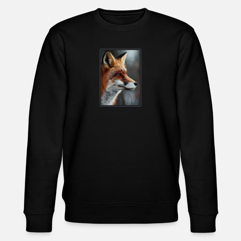 Foxes Fox - Stanley/Stella CHANGER Unisex Organic Sweatshirt - black