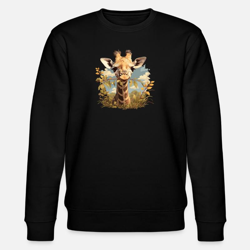 Girafes Girafe - Sweat bio CHANGER Stanley/Stella Unisexe - noir