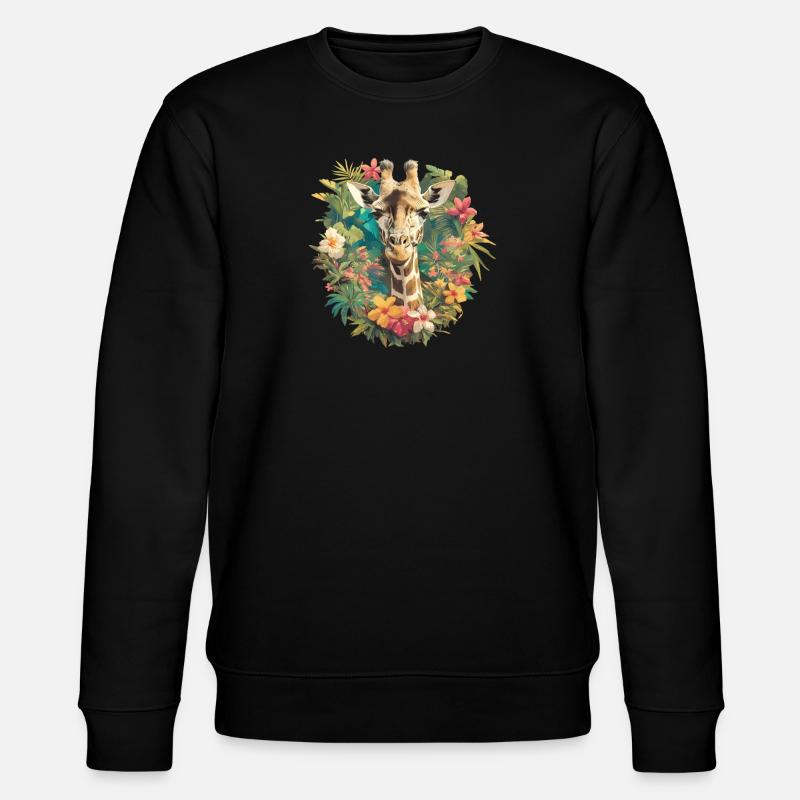 Girafes Girafe - Sweat bio CHANGER Stanley/Stella Unisexe - noir