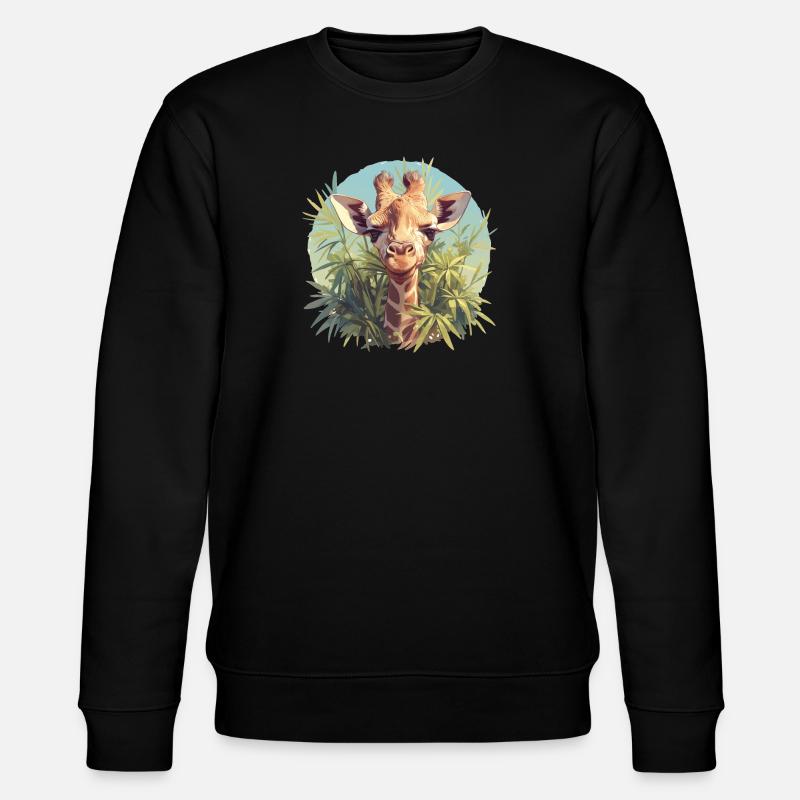 Giraffes Giraffe - Stanley/Stella CHANGER Unisex Organic Sweatshirt - black