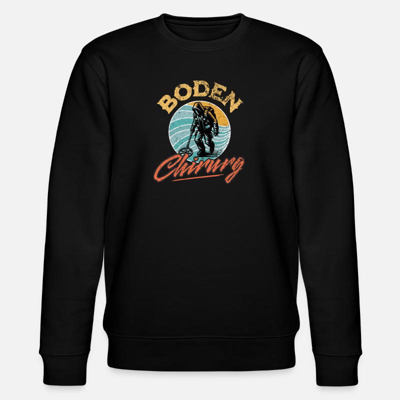 Sondeln Metalldetektor - Stanley/Stella Unisex Bio-Sweatshirt CHANGER  - Schwarz