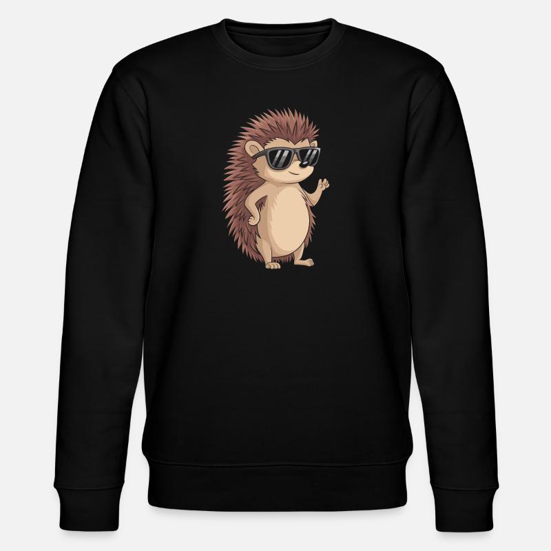 Igel - Stanley/Stella Unisex Bio-Sweatshirt CHANGER  - Schwarz