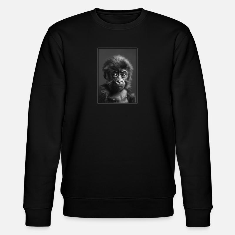 Gorillas Gorilla - Stanley/Stella Unisex Bio-Sweatshirt CHANGER  - Schwarz