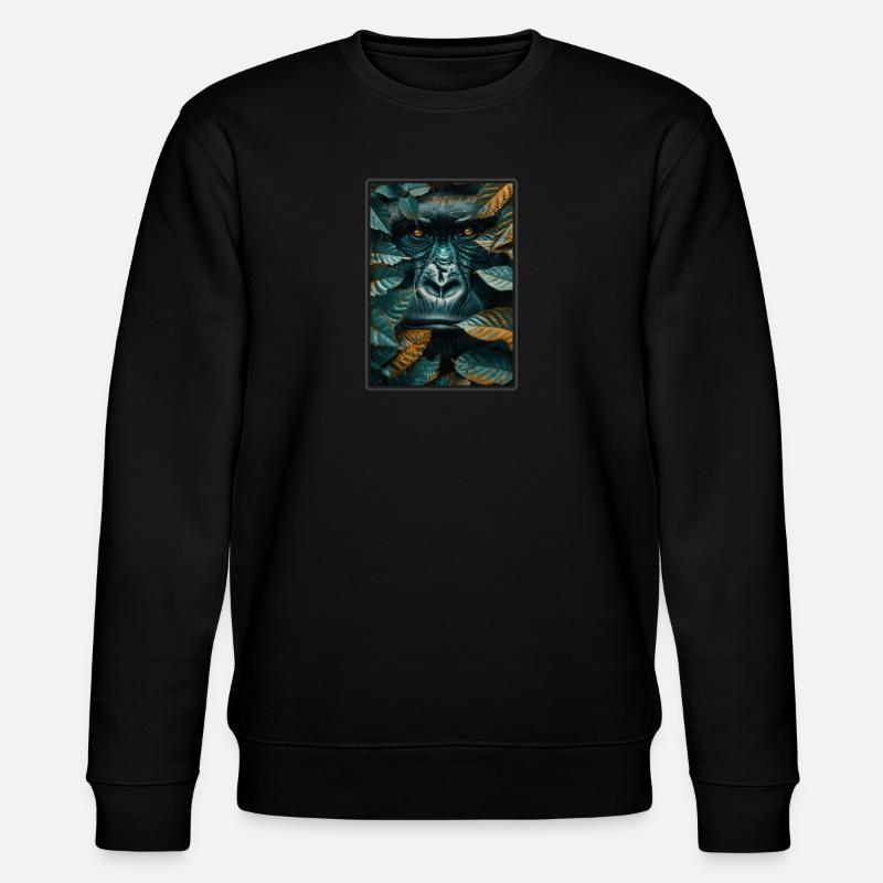 Gorillas Gorilla - Stanley/Stella CHANGER Unisex Organic Sweatshirt - black