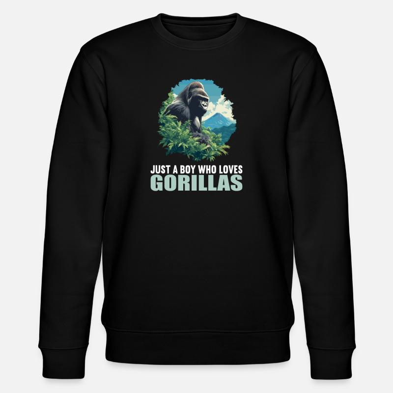 Gorillas Gorilla - Stanley/Stella CHANGER Unisex Organic Sweatshirt - black