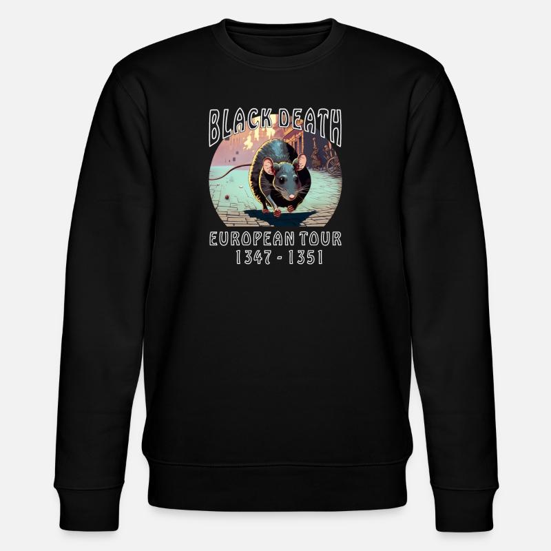 PESTE NOIRE CHEZ LE RAT - Sweat bio CHANGER Stanley/Stella Unisexe - noir