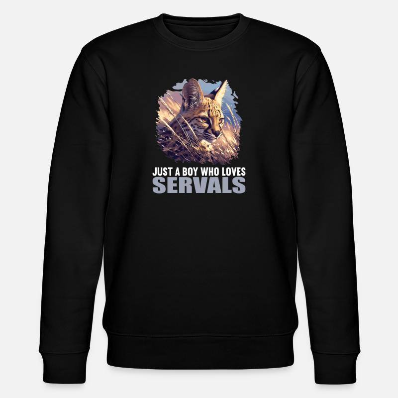 Servale Serval - Sweat bio CHANGER Stanley/Stella Unisexe - noir