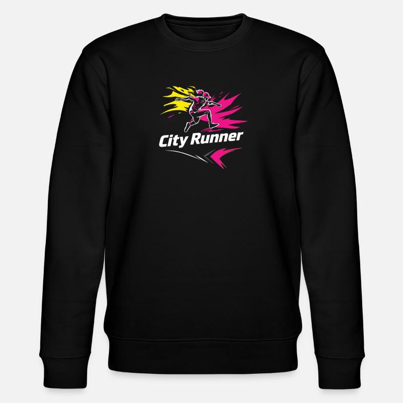 City Runner Stadtläufer - Sweat bio CHANGER Stanley/Stella Unisexe - noir