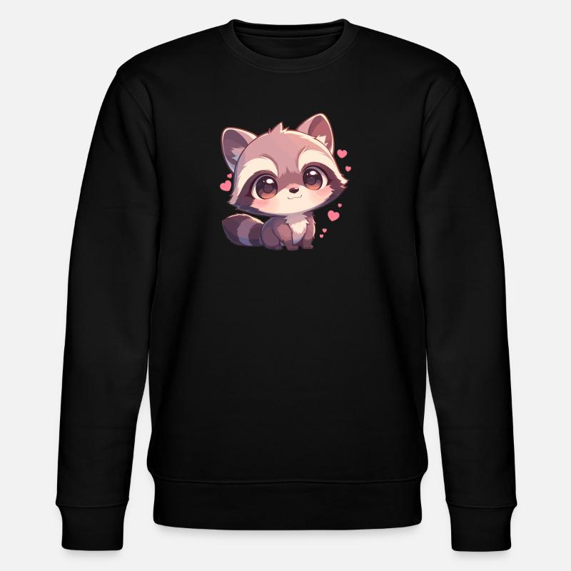 Ratons laveurs Raton laveur - Sweat bio CHANGER Stanley/Stella Unisexe - noir