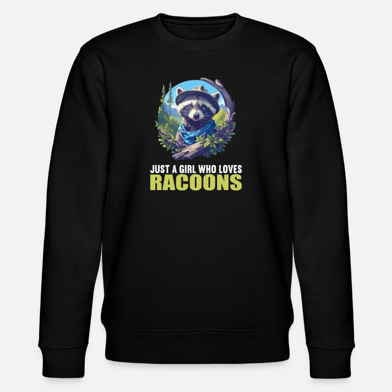 Ratons laveurs Raton laveur - Sweat bio CHANGER Stanley/Stella Unisexe - noir