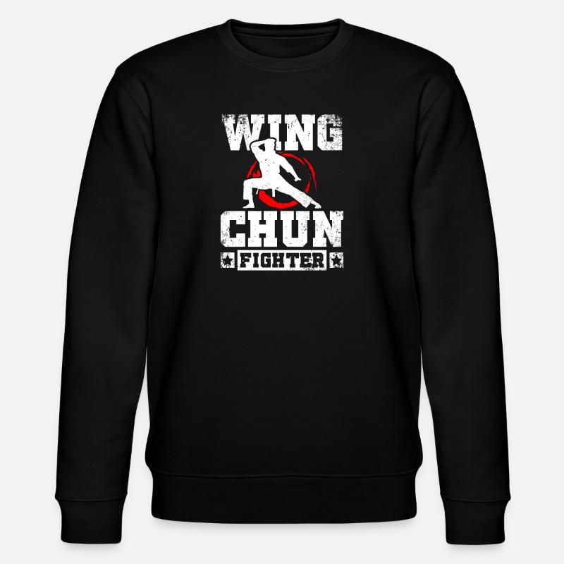 Combattant de Wing chun - Sweat bio CHANGER Stanley/Stella Unisexe - noir