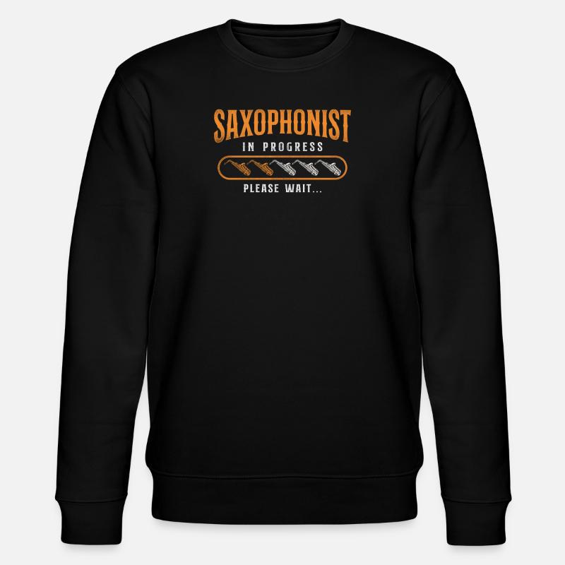 Saxophone Saxophoniste En Devenir - Sweat bio CHANGER Stanley/Stella Unisexe - noir