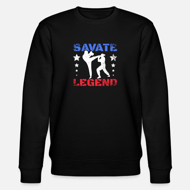 Légende de la Savate - Sweat bio CHANGER Stanley/Stella Unisexe - noir