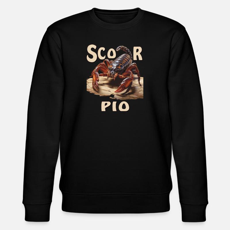 SCORPIO - Stanley/Stella Unisex Bio-Sweatshirt CHANGER  - Schwarz