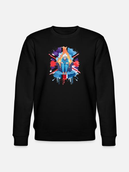 Freezing British Pensioner - Stanley/Stella CHANGER Unisex Organic Sweatshirt - black