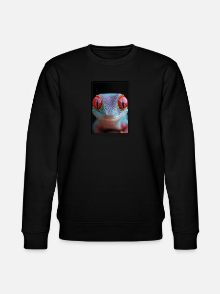 Geckos Gecko - Stanley/Stella CHANGER Unisex Organic Sweatshirt - black
