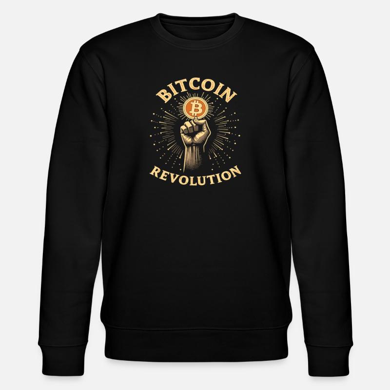 Révolution Bitcoin - Sweat bio CHANGER Stanley/Stella Unisexe - noir