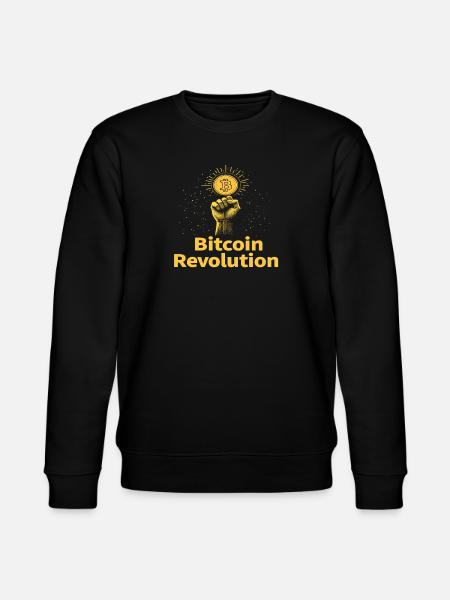 Bitcoin Revolution - Stanley/Stella CHANGER Unisex Organic Sweatshirt - black