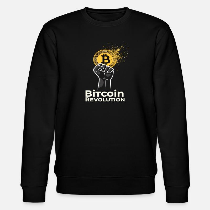 Révolution Bitcoin - Sweat bio CHANGER Stanley/Stella Unisexe - noir