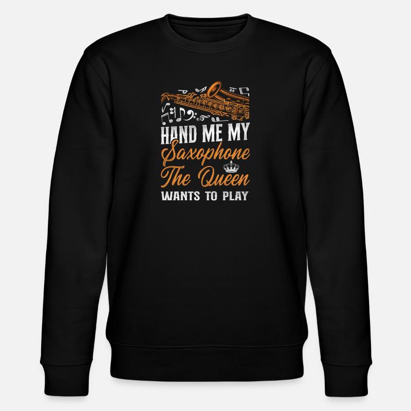 Saxophone Donne-moi mon saxophone Le - Sweat bio CHANGER Stanley/Stella Unisexe - noir