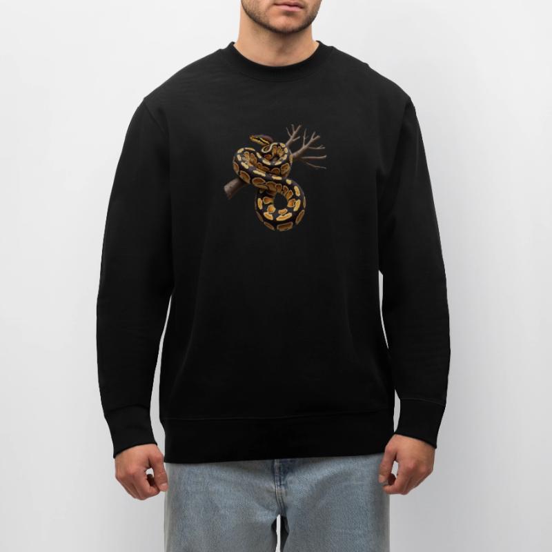 Roi Python Serpents Amoureux Terrarium Python Sweat bio CHANGER Stanley/Stella Unisexe