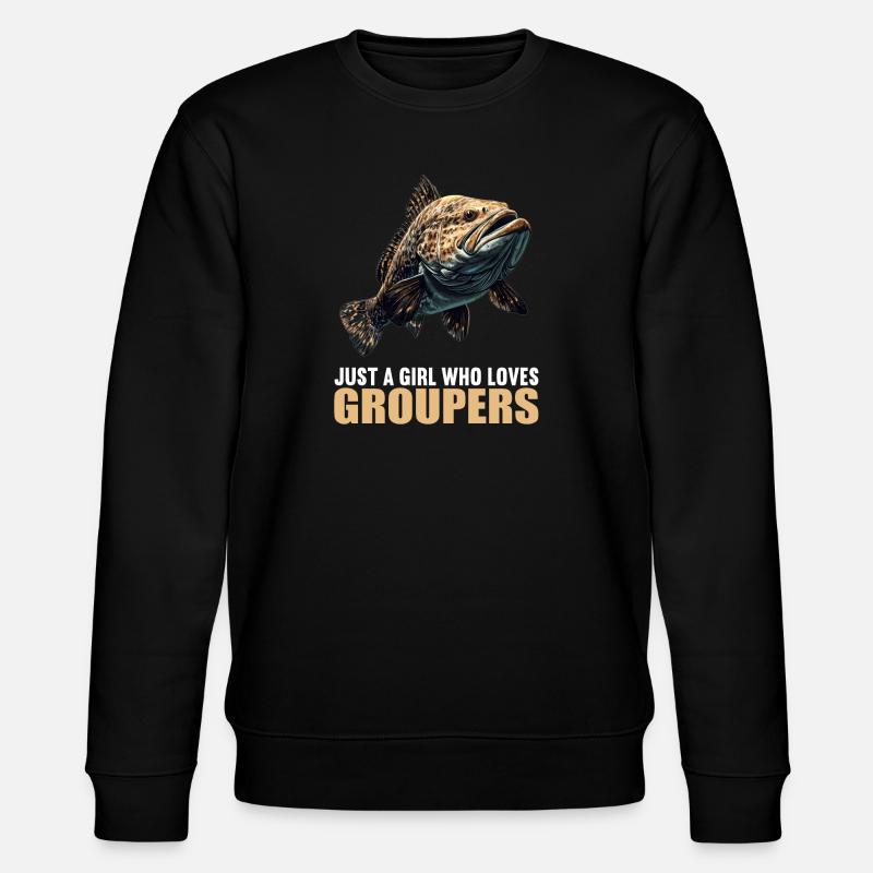 groupers grouper - Stanley/Stella CHANGER Unisex Organic Sweatshirt - black
