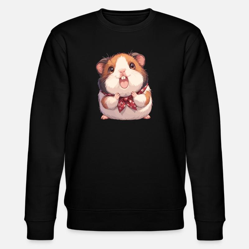 Meerschweinchen - Stanley/Stella Unisex Bio-Sweatshirt CHANGER  - Schwarz