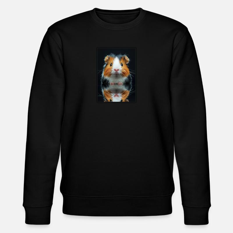 Meerschweinchen - Stanley/Stella Unisex Bio-Sweatshirt CHANGER  - Schwarz