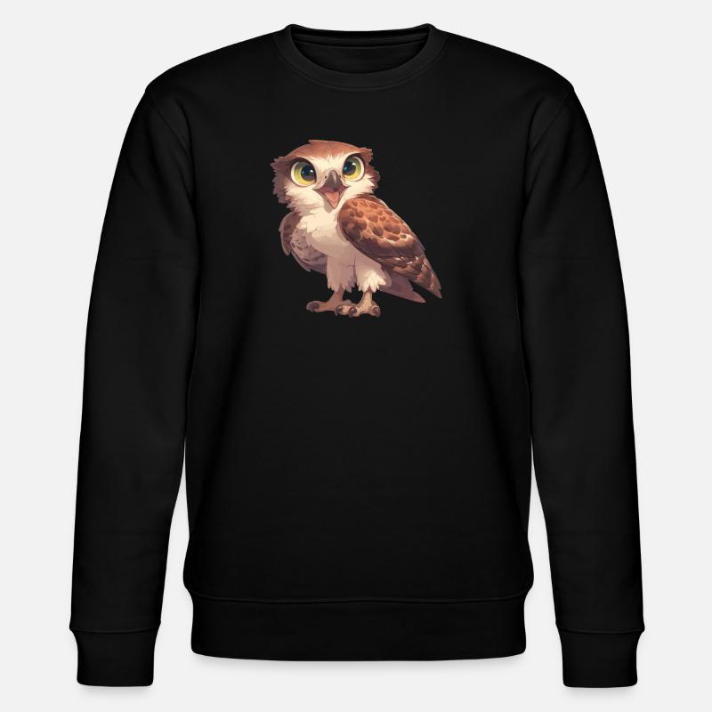Falken Falke - Stanley/Stella Unisex Bio-Sweatshirt CHANGER  - Schwarz