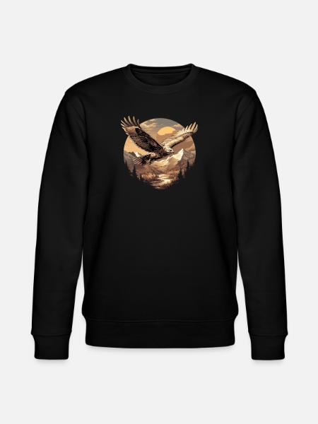 Falcon Falcon - Stanley/Stella CHANGER Unisex Organic Sweatshirt - black