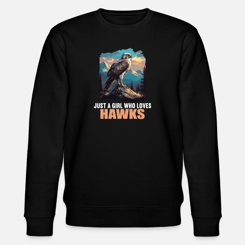 Falken Falke - Stanley/Stella Unisex Bio-Sweatshirt CHANGER  - Schwarz