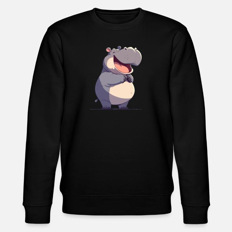 Hippopotame Hippopotame - Sweat bio CHANGER Stanley/Stella Unisexe - noir