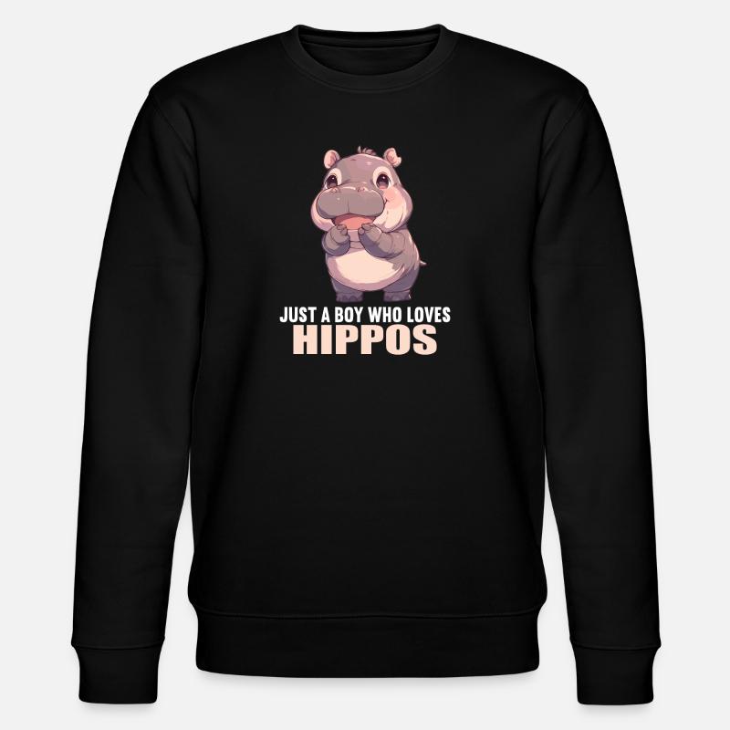 Hippopotame Hippopotame - Sweat bio CHANGER Stanley/Stella Unisexe - noir