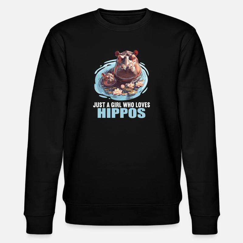 Hippopotame Hippopotame - Sweat bio CHANGER Stanley/Stella Unisexe - noir