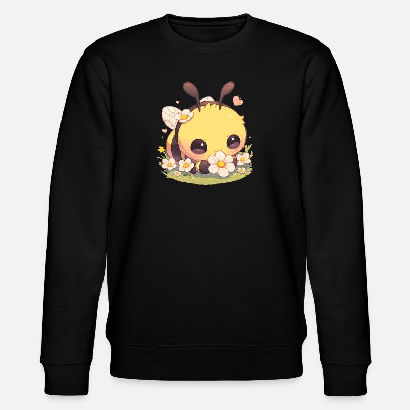 Bees Bee - Stanley/Stella CHANGER Unisex Organic Sweatshirt - black