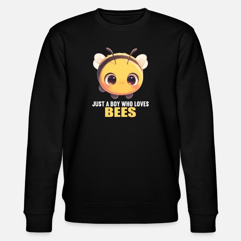 Bienen Biene - Stanley/Stella Unisex Bio-Sweatshirt CHANGER  - Schwarz