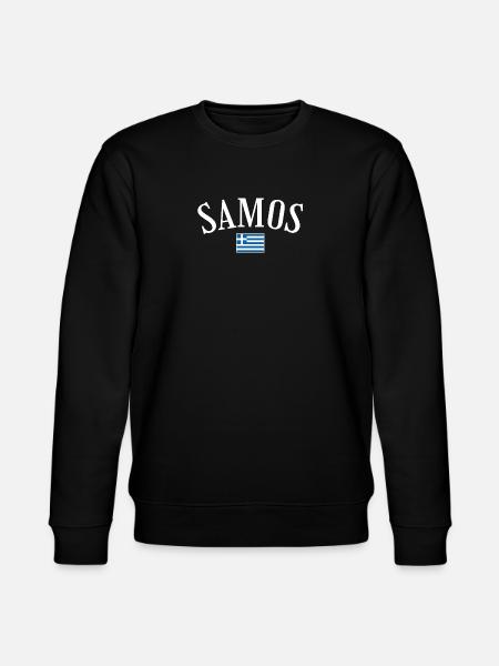 Samos Grèce Drapeau grec Grec - Sweat bio CHANGER Stanley/Stella Unisexe - noir