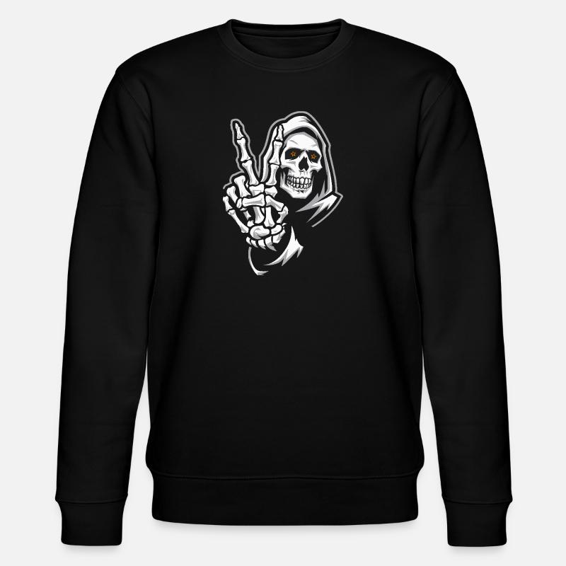 CRÂNE - Sweat bio CHANGER Stanley/Stella Unisexe - noir