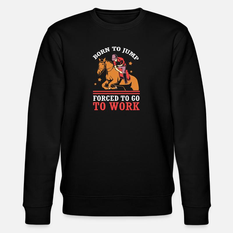 Saut d’obstacles Saut d’obstacles - Sweat bio CHANGER Stanley/Stella Unisexe - noir